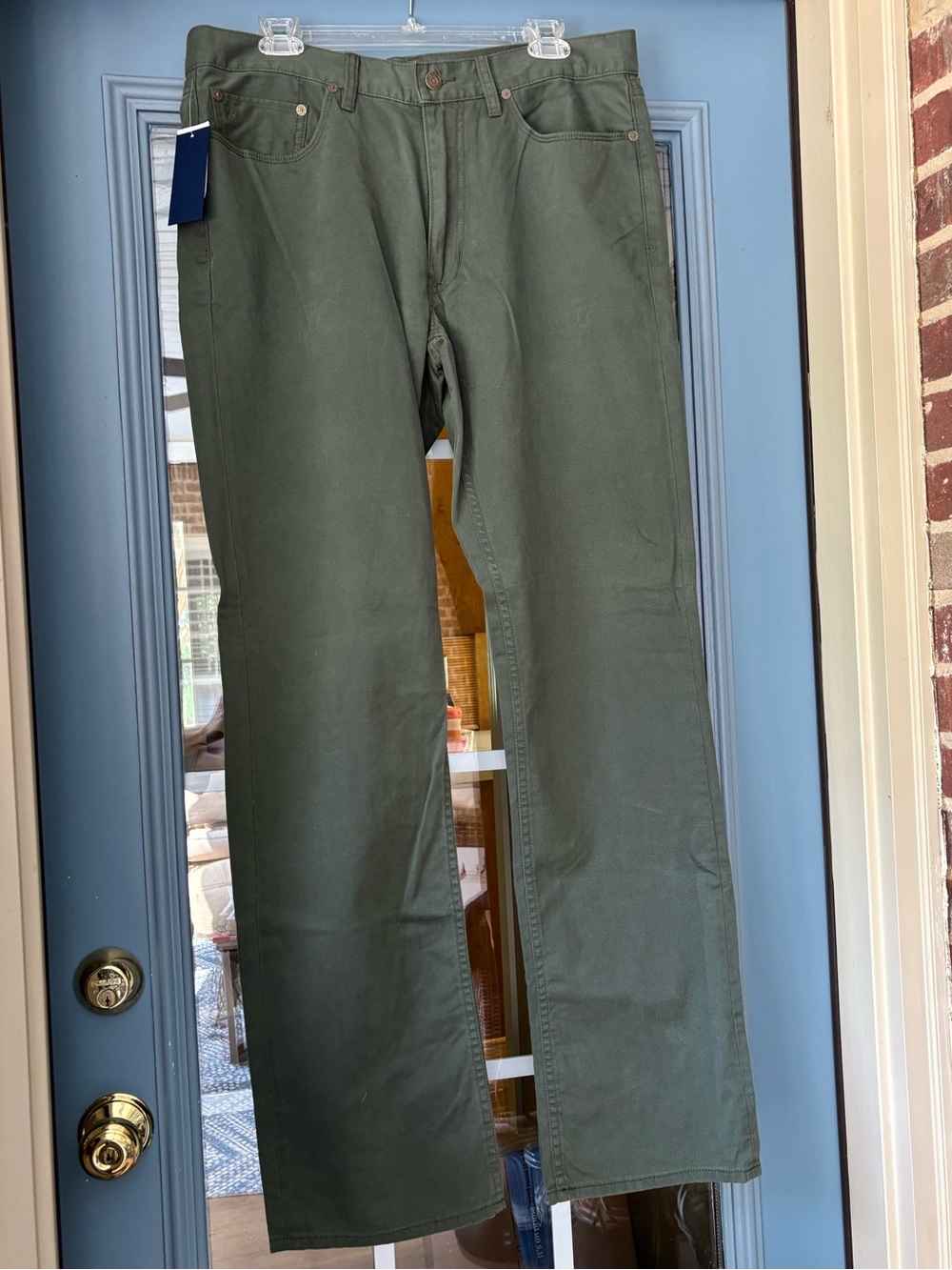 Ralph Lauren Men's Straight-Leg Jeans in Olive